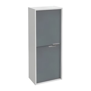Изображение товара Подвесной шкаф-пенал Jacob Delafon Vivienne EB1665-J5-J54 40 см белый и серый