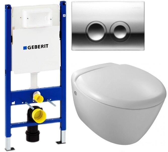 Изображение товара Комплект инсталляции Geberit с подвесным унитазом Jacob Delafon Presquile E4440-00