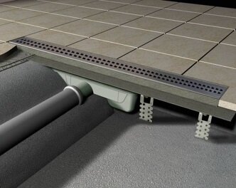 Изображение товара Дренажный канал AlcaPlast APZ9-650M Simple серый для внутренней установки