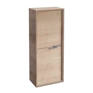 Изображение товара Шкаф-пенал Jacob Delafon Vivienne EB1665-E75-E75, 40 см, подвесной, ручки хром, корпус и фасад дуб давос натуральный