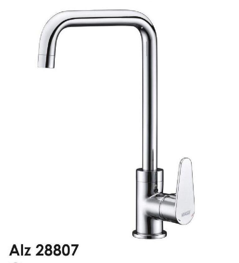 Изображение товара Смеситель WasserKRAFT Aлz 28807 для кухонной мойки с поворотным изливом Изображение товара Смеситель WasserKRAFT Aлz 28807 для кухонной мойки с поворотным изливом