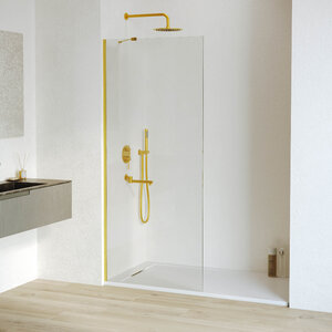 Изображение товара Душевая стенка RGW WA-110Gb Walk In 110 см без дверей прозрачное стекло