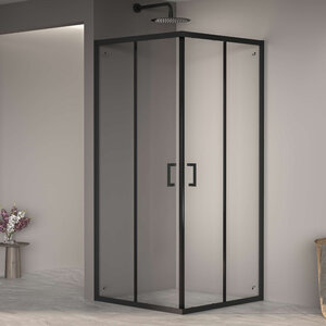 Изображение товара Душевой уголок RGW PA-030B Passage 3508103077-14, 70 х 70 см, стекло прозрачное, профиль черный