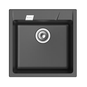 Изображение товара Кухонная мойка Rivelato Raum RM-50 антрацит 50х51 см кварц