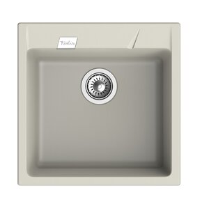 Изображение товара Кухонная мойка Rivelato Raum RM-50 topazio, 50 x 51 см, кварц, цвет топаз