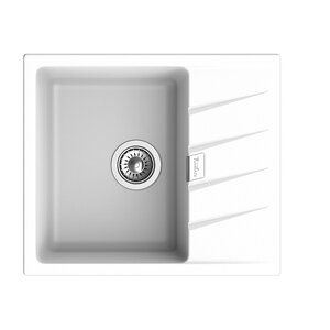 Изображение товара Кухонная мойка Rivelato Raum RM-58 brina 58x50 см искусственный кварц белая