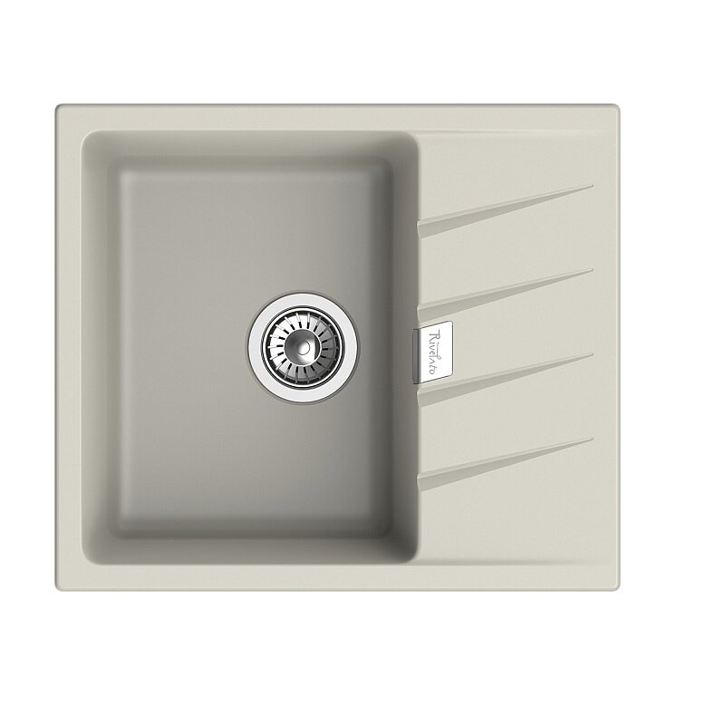 Изображение товара Кухонная мойка Rivelato Raum RM-58 topazio из кварца 58х50 см цвет топаз