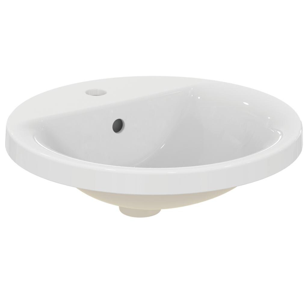 Изображение товара Раковина Ideal Standard Connect E504201 48 см, угловая, фарфор, белая Изображение товара Раковина Ideal Standard Connect E504201 48 см, угловая, фарфор, белая