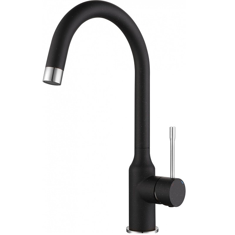 Изображение товара Смеситель Rivelato Garda 1923502 nero cromo для кухонной мойки