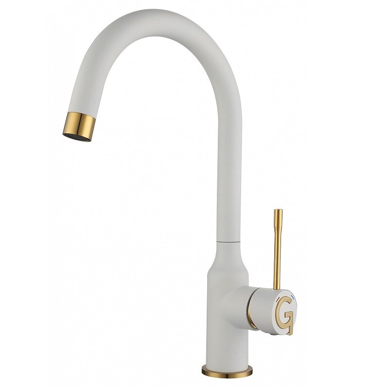 Изображение товара Смеситель Rivelato Garda 1923502 brina oro для кухонной мойки