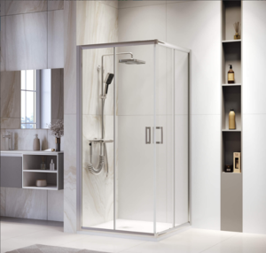 Изображение товара Душевой уголок RGW PA-39 Passage 03083900-11, 100 х 100 см, стекло прозрачное, профиль хром