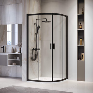 Изображение товара Душевой уголок RGW PA-52B Passage 80x80 см раздвижной стекло черный профиль