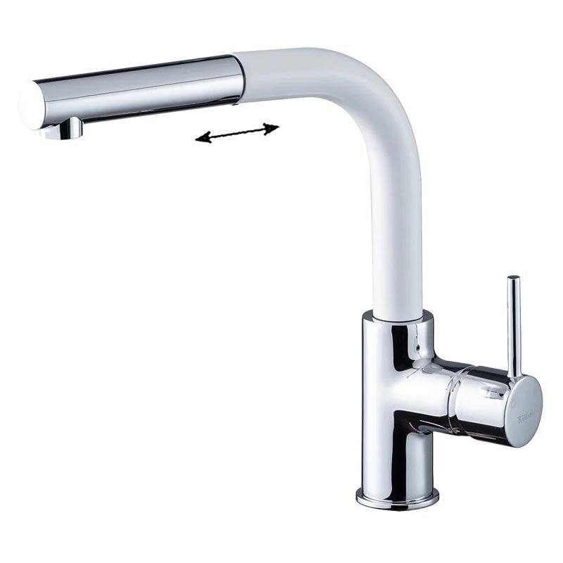 Изображение товара Смеситель Rivelato Ledro 9022201 Brina Cromo для кухонной мойки