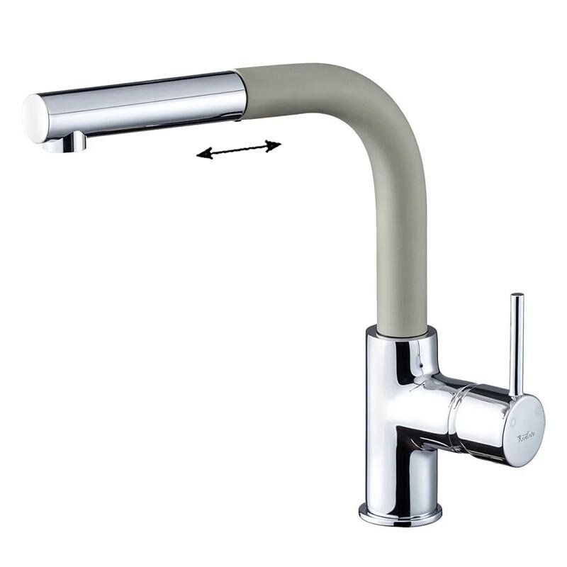 Изображение товара Смеситель Rivelato Ledro 9022203 topazio cromo для кухни