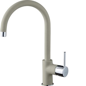 Изображение товара Современный кухонный смеситель Rivelato Orta 9021203 топазо хром для мойки
