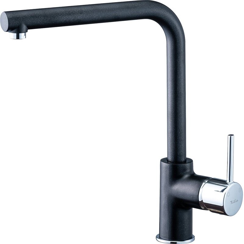 Изображение товара Кухонный смеситель Rivelato Vico 9021608 антрацит хром однорычажный Италия