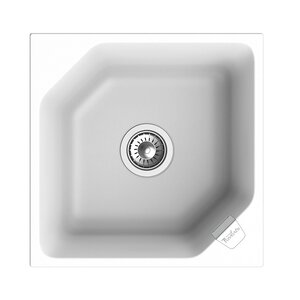 Изображение товара Кухонная мойка Rivelato Locus LS-50 brina из кварца иней 50х50 см