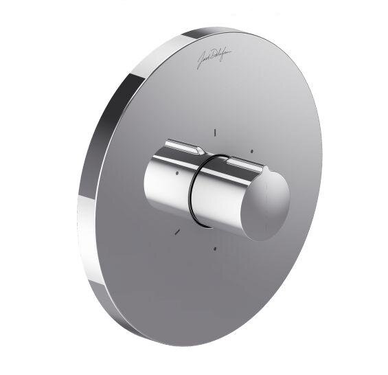 Изображение товара Переключатель потоков Jacob Delafon Round E19032-CP на три потребителя, хром