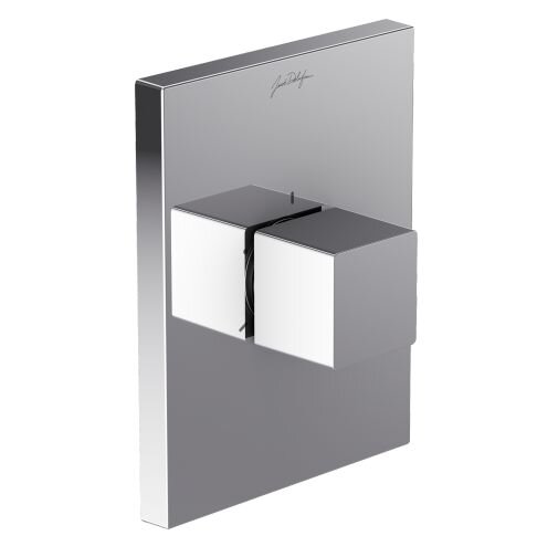 Изображение товара Переключатель потоков Jacob Delafon Square E75413-CP (три потребителя) хром