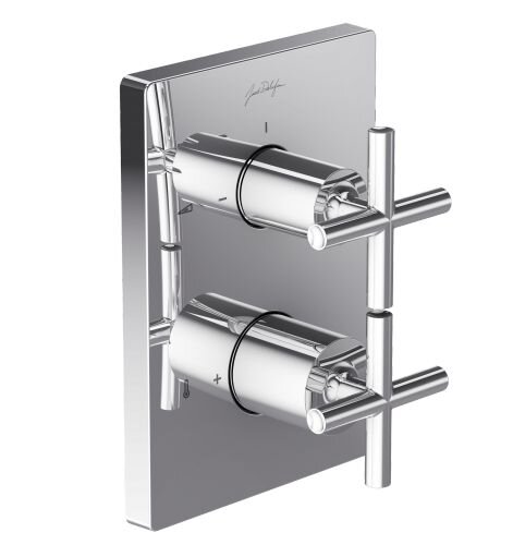 Изображение товара Термостатический смеситель Jacob Delafon Classic E75395-CP для ванны и душаחром Изображение товара Термостатический смеситель Jacob Delafon Classic E75395-CP для ванны и душаחром