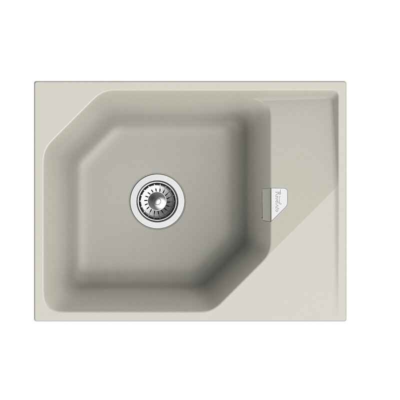 Изображение товара Кухонная мойка Rivelato Locus LS-65 topazio, 65 x 50 см, кварц, цвет топаз