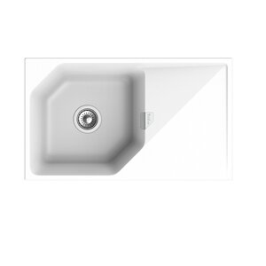 Изображение товара Кухонная мойка Rivelato Locus LS-85 brina 85x50 кварц матовая иней