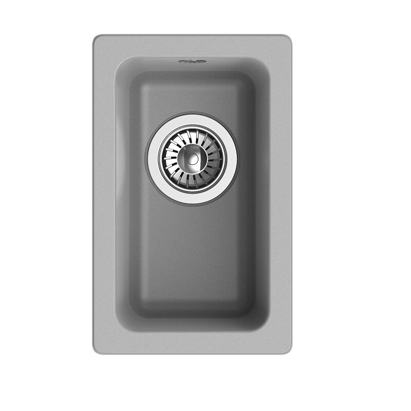 Изображение товара Кухонная мойка Rivelato Berkana BK-25 grigio metallizzato, 30,5 x 45,5 см, кварц, цвет серый металлик Изображение товара Кухонная мойка Rivelato Berkana BK-25 grigio metallizzato, 30,5 x 45,5 см, кварц, цвет серый металлик