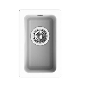 Изображение товара Кухонная мойка Rivelato Berkana BK-25 brina, 30,5 x 45,5 см, кварц, цвет иней