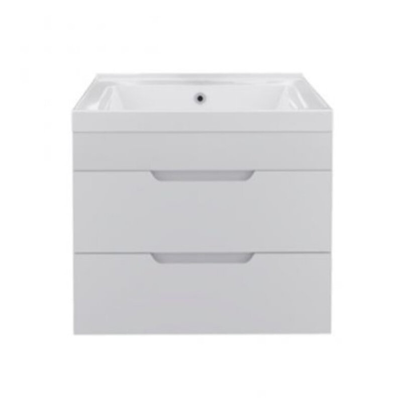 Изображение товара Тумба с раковиной Toppus Satin 9811.004 60 см подвесная белый глянец Россия