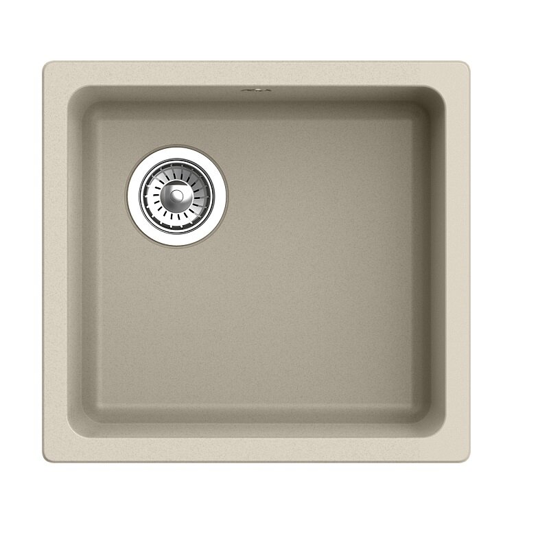 Изображение товара Кухонная мойка Rivelato Berkana BK-45 beige scuro, 48,5 x 45,5 см, кварц, цвет темно-бежевый Изображение товара Кухонная мойка Rivelato Berkana BK-45 beige scuro, 48,5 x 45,5 см, кварц, цвет темно-бежевый