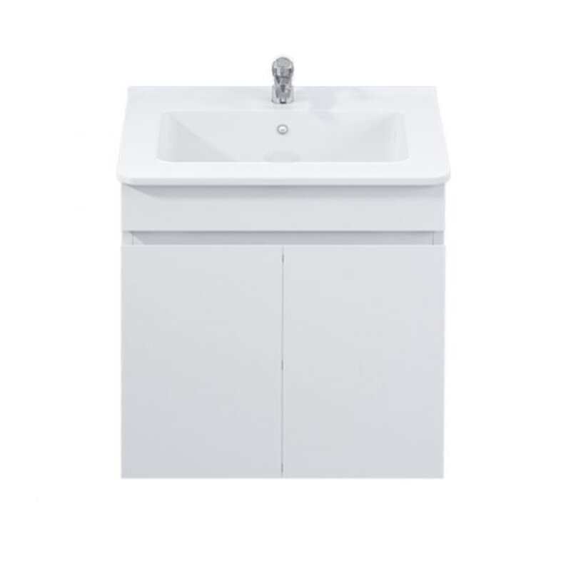 Изображение товара Подвесная тумба с раковиной Toppus Velour 9811.011 60 см белый глянец