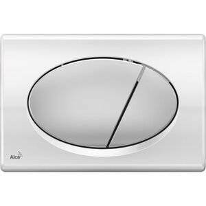 Изображение товара Клавиша смыва AlcaPlast M73, хром матовый/глянцевый