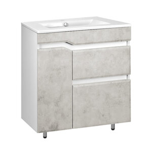 Изображение товара Тумба с раковиной Toppus Velvet 9811.016 75 см светлый камень мебель для ванной