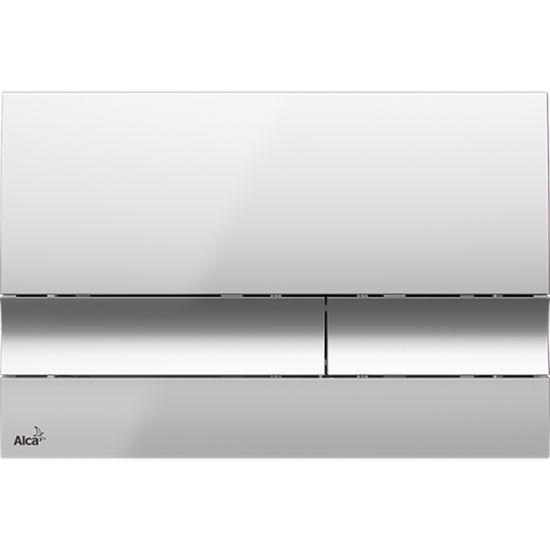 Изображение товара Клавиша смыва AlcaPlast M1721 хром глянцевый механическая двойной смыв