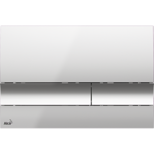 Изображение товара Клавиша смыва AlcaPlast M1721 хром глянцевый механическая двойной смыв