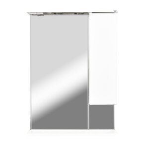 Изображение товара Зеркальный шкаф Toppus Velour 2911.014 с подсветкой и розеткой, белый глянец