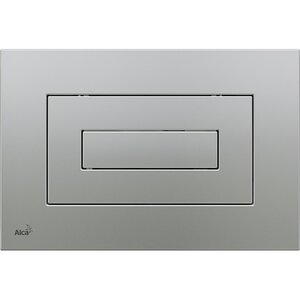 Изображение товара Клавиша смыва AlcaPlast M472 хром матовая для унитаза система двойного слива