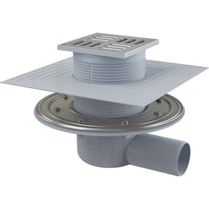 Изображение товара Душевой трап AlcaPlast APV1324 с боковой подводкой нержавеющая сталь