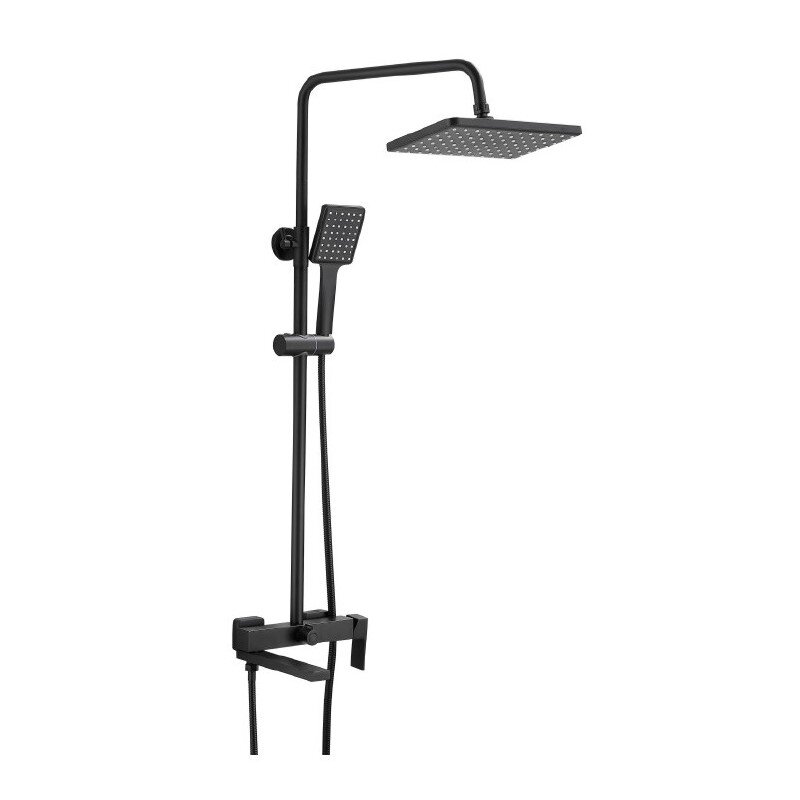 Изображение товара Душевая система Belz B24613-7 с матовой черной поверхностью