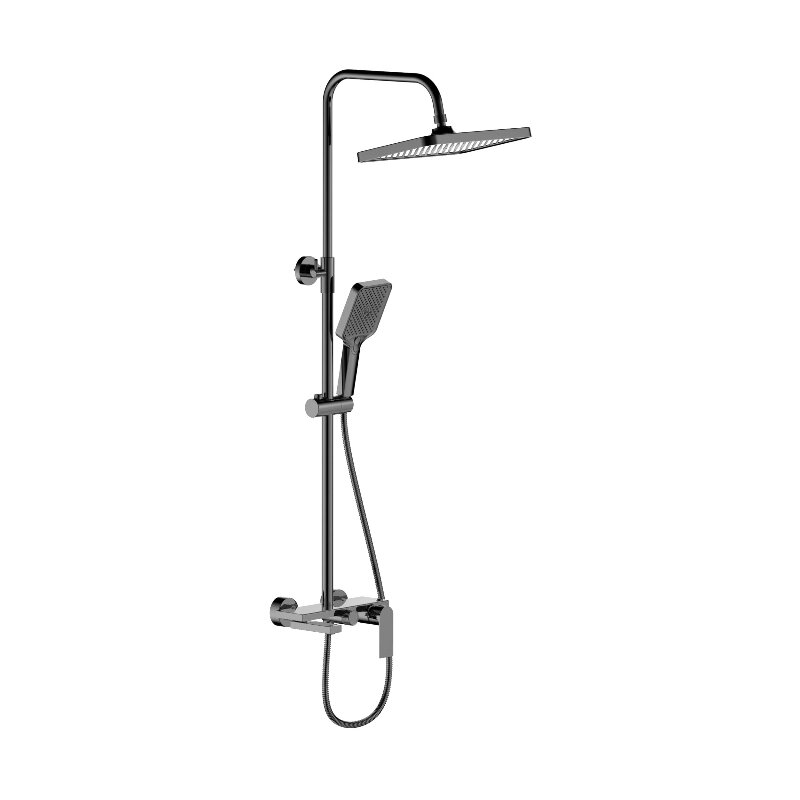 Изображение товара Душевая система Belz B24678-3, вороненая сталь, gunmetal
