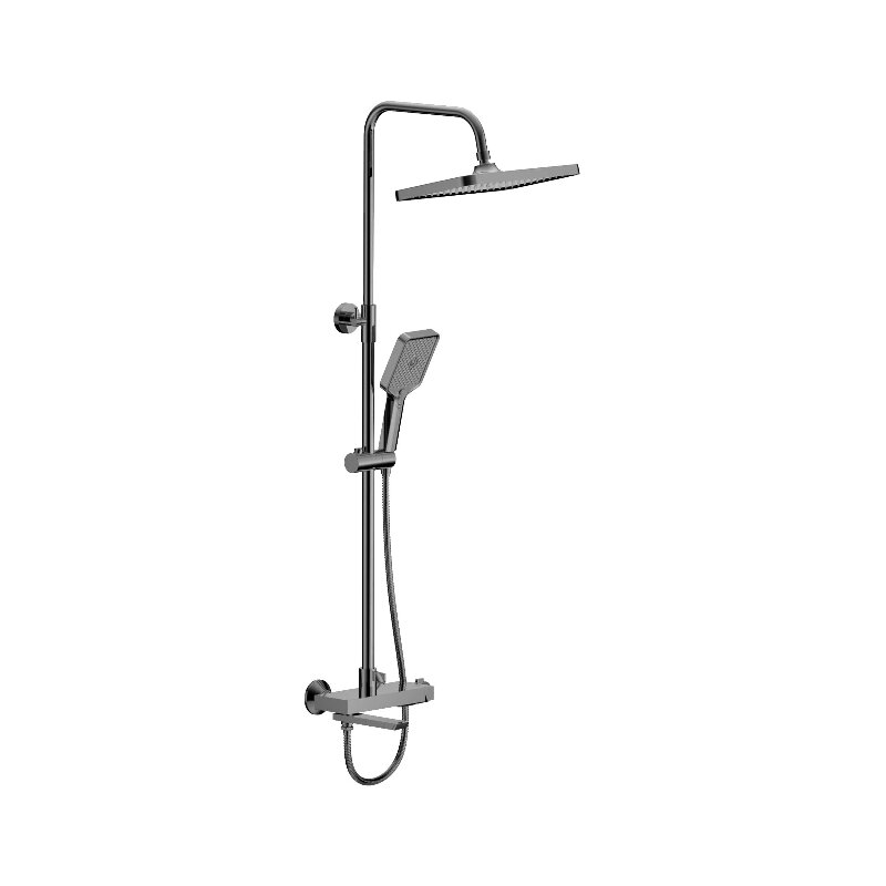 Изображение товара Душевая система Belz B24672-3, вороненая сталь, gunmetal