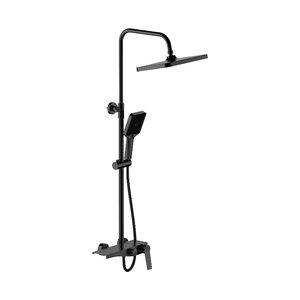 Изображение товара Душевая система Belz B24572-7, цвет черный матовый