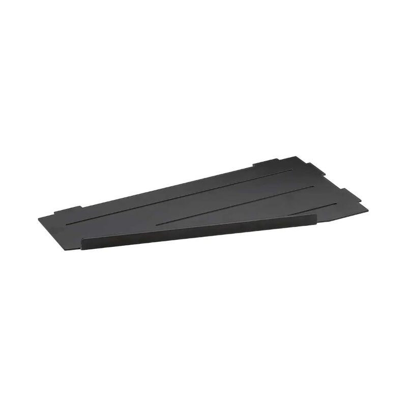 Изображение товара Полка угловая Bemeta Cytro 101302410, 30 см, 1 ярус, цвет черный матовый