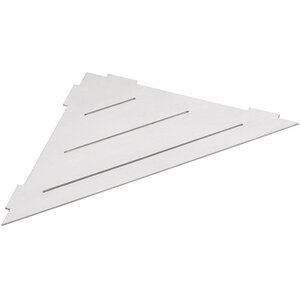 Изображение товара Угловая полка Bemeta Cytro 1 ярус хром матовый из нержавеющей стали