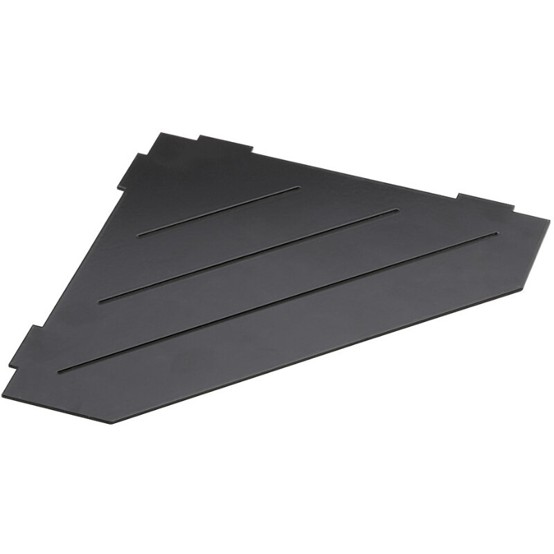 Изображение товара Полка Bemeta Cytro 101302440 Черный матовый, настенная, угловая, 29,7x21 см