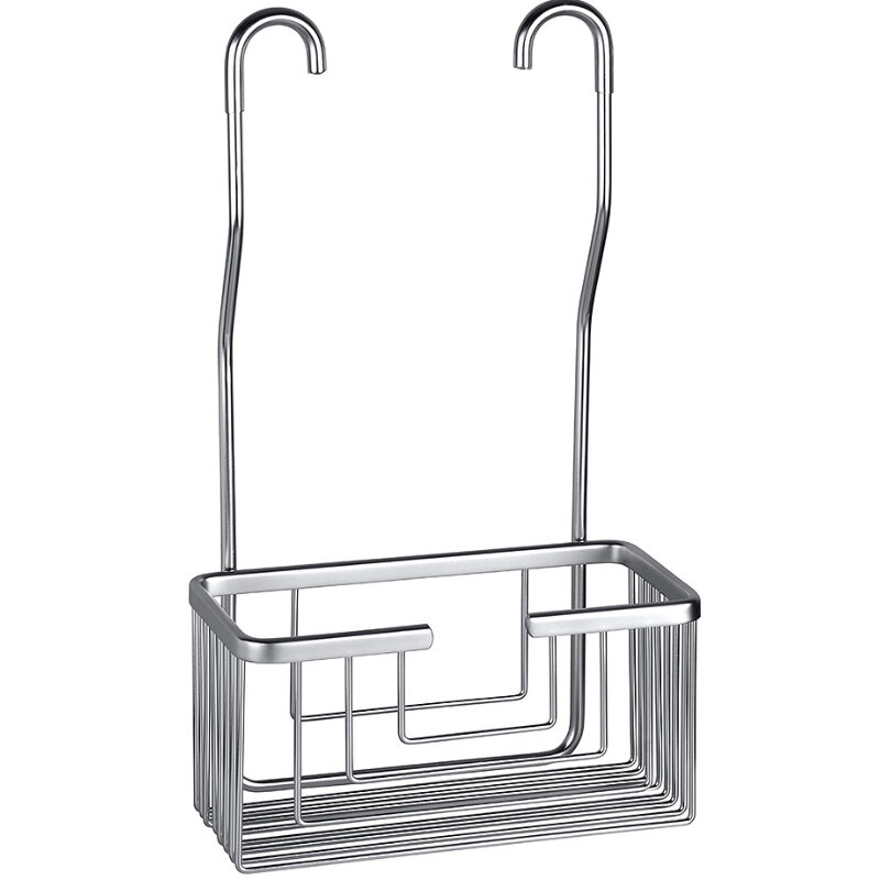 Изображение товара Стильная настенная полка Bemeta Cytro 1 ярус из нержавеющей стали серебро