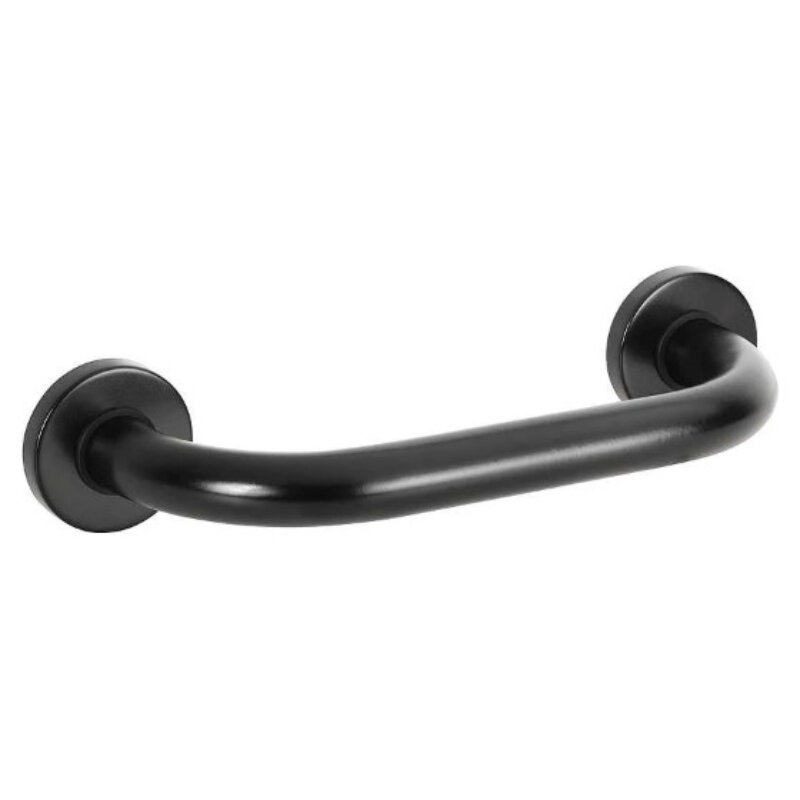 Изображение товара Поручень Bemeta Help 301100300, 38 см, прямой, цвет черный матовый