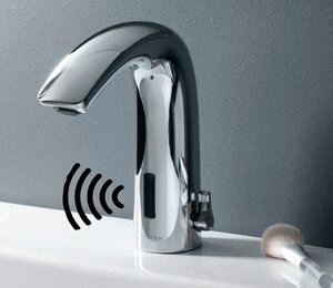 Изображение товара Смеситель Laufen CurveTronic 3.1470.2.404.322.1 для раковины, сенсорный