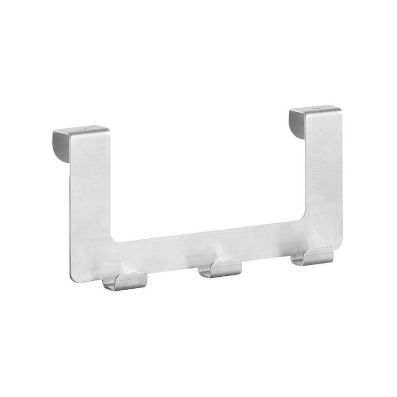 Изображение товара Планка на 3 крючка Bemeta Neo 101106225, на дверь, сталь шлифованная Изображение товара Планка на 3 крючка Bemeta Neo 101106225, на дверь, сталь шлифованная