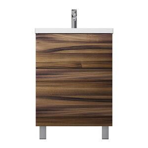 Изображение товара Тумба под раковину Am.Pm Gem M90FSX0602HF, 60 см, напольная, цвет орех